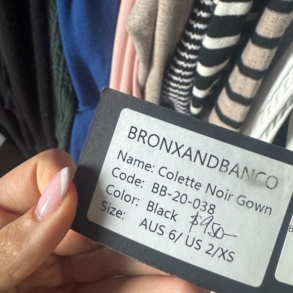 Bronx and Banco Black Collette Lace Long Sleeve Dress - Picture 4 of 4